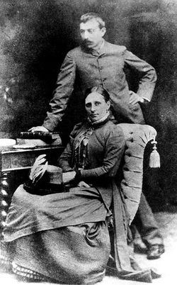 Поль Гоген с Женой Мэтте 1885г Копенгаген